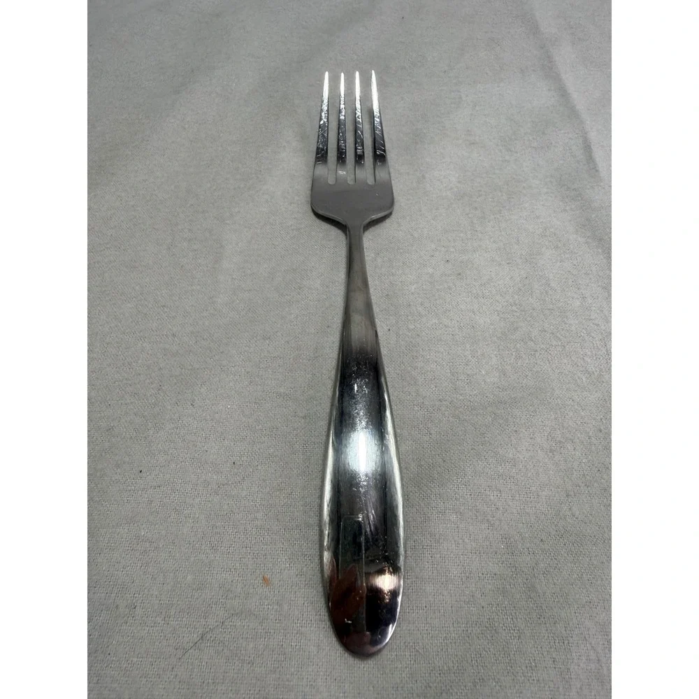 Oneida Crest Pattern Serving Fork  Arched Handle Minimalist Discontinued 8.75